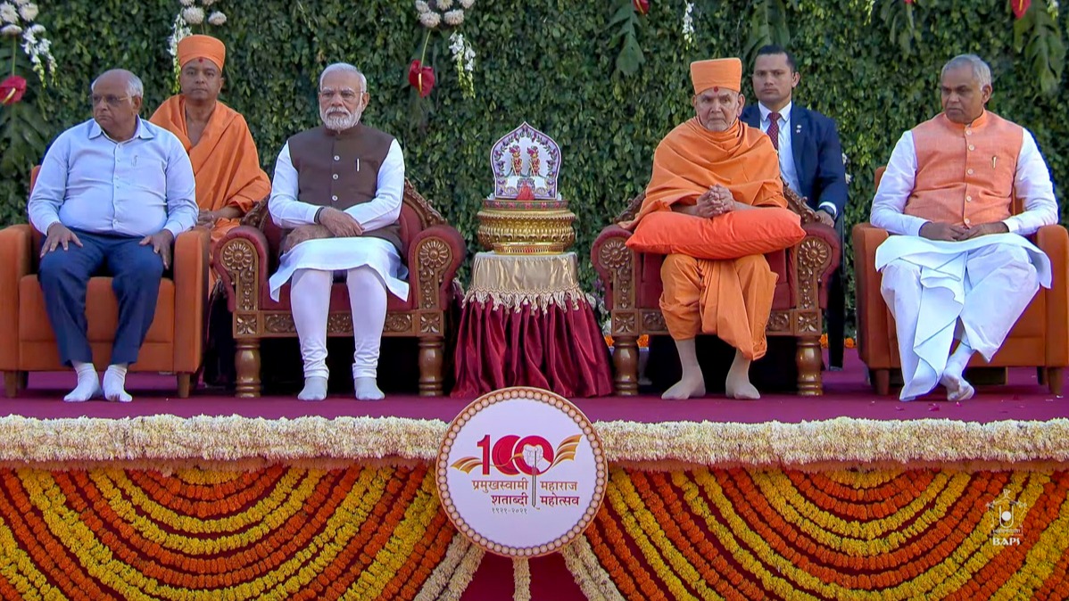 Day 1 : PM Modi Inaurated the &lsquo;Pramukh Swami Maharaj Nagar&rsquo; in Ahmedabad.