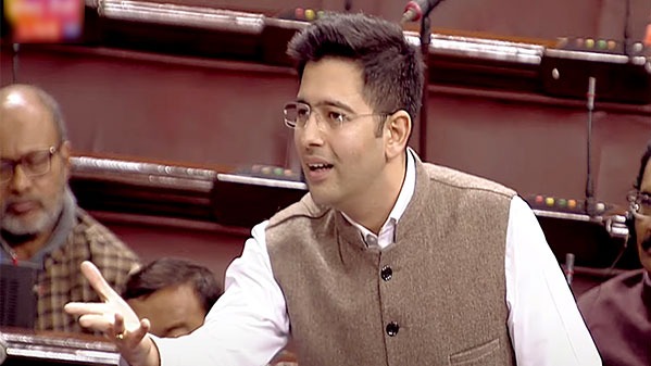 New Slogan coined for BJP : Har Ghar Berozgaar said  AAP leader Raghav Chadha.