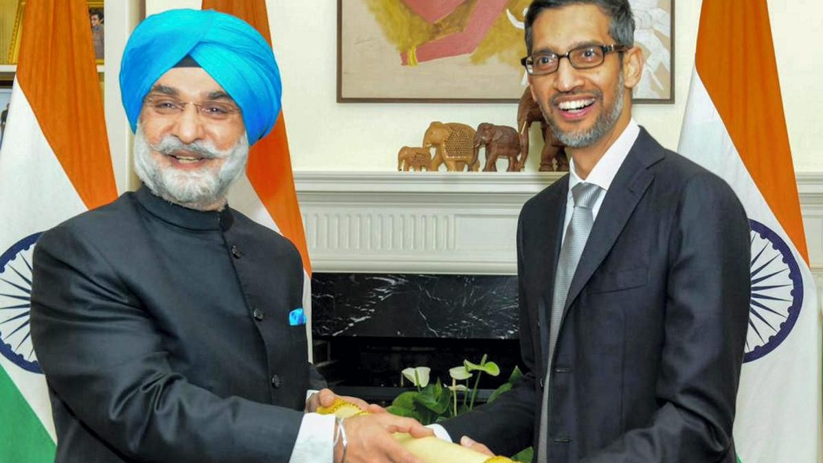 Google CEO Sundar Pichai awarded with Padma Bhushan.