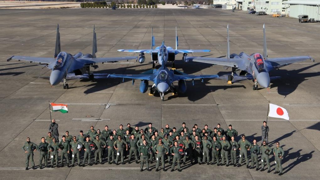 IAFS JOINT AIR DEFENCE EXERCISE WITH JAPAN