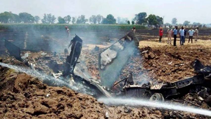 Chartered Plane Crashed in Rajasthan