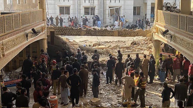 Taliban suicide bomber attack Kills 63 people in Pakistan Mosque