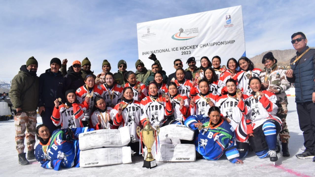 ITBP wins women&rsquo;s National Ice Hockey Championship 2023