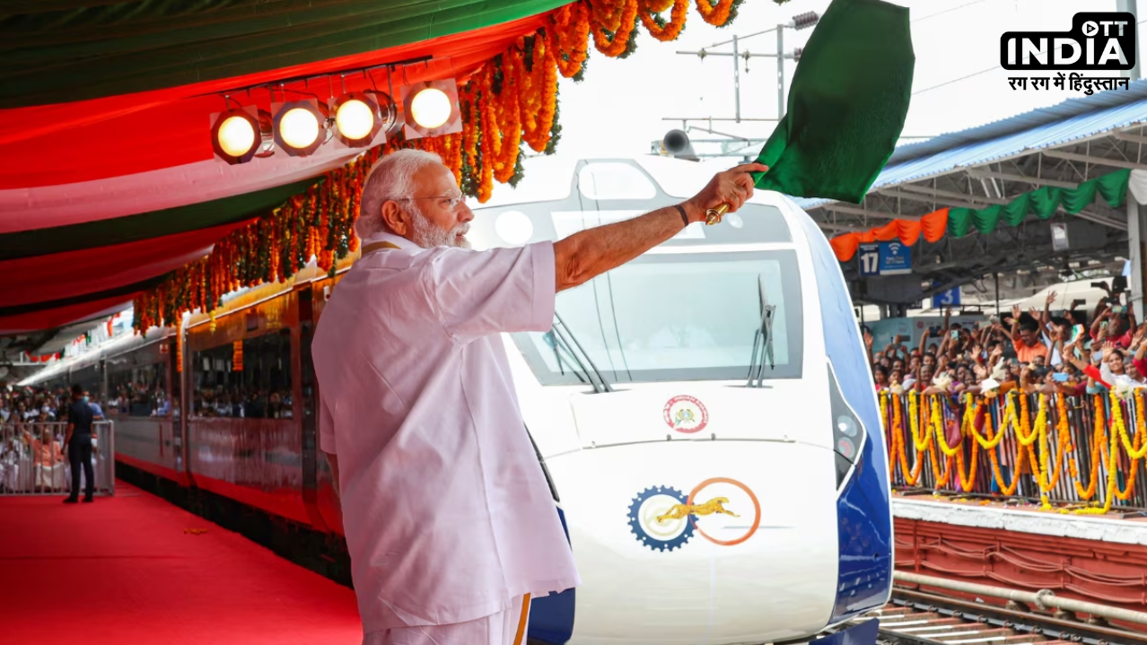 Prime Minister launches five new Vande Bharat trains to improve utilities