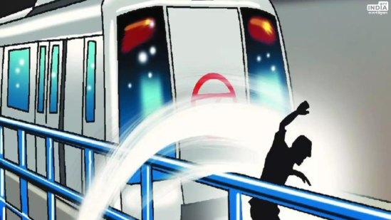 Man takes life jumping before a train at Delhi Metro