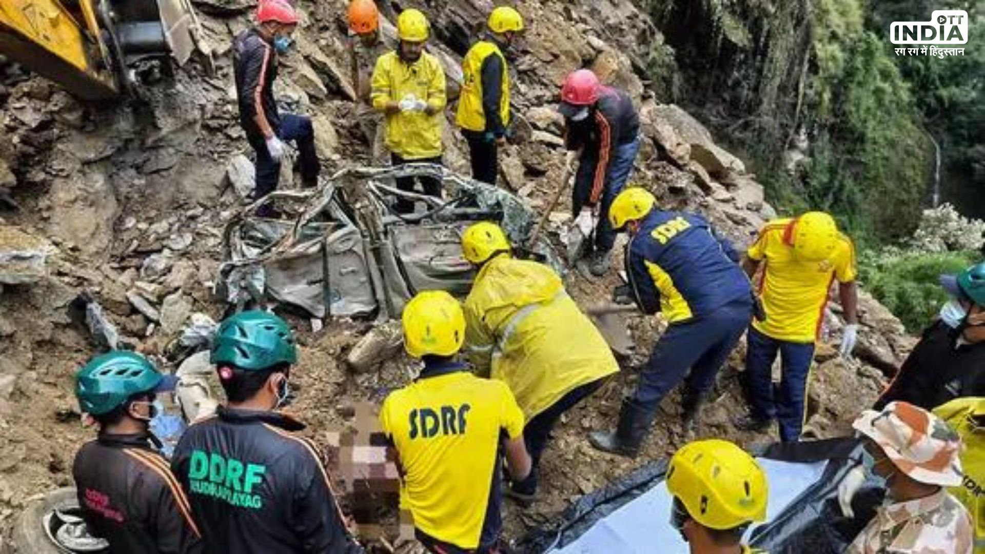 Five Kedarnath Pilgrims Die as Car Struck by Landslide Debris in Uttrakhand