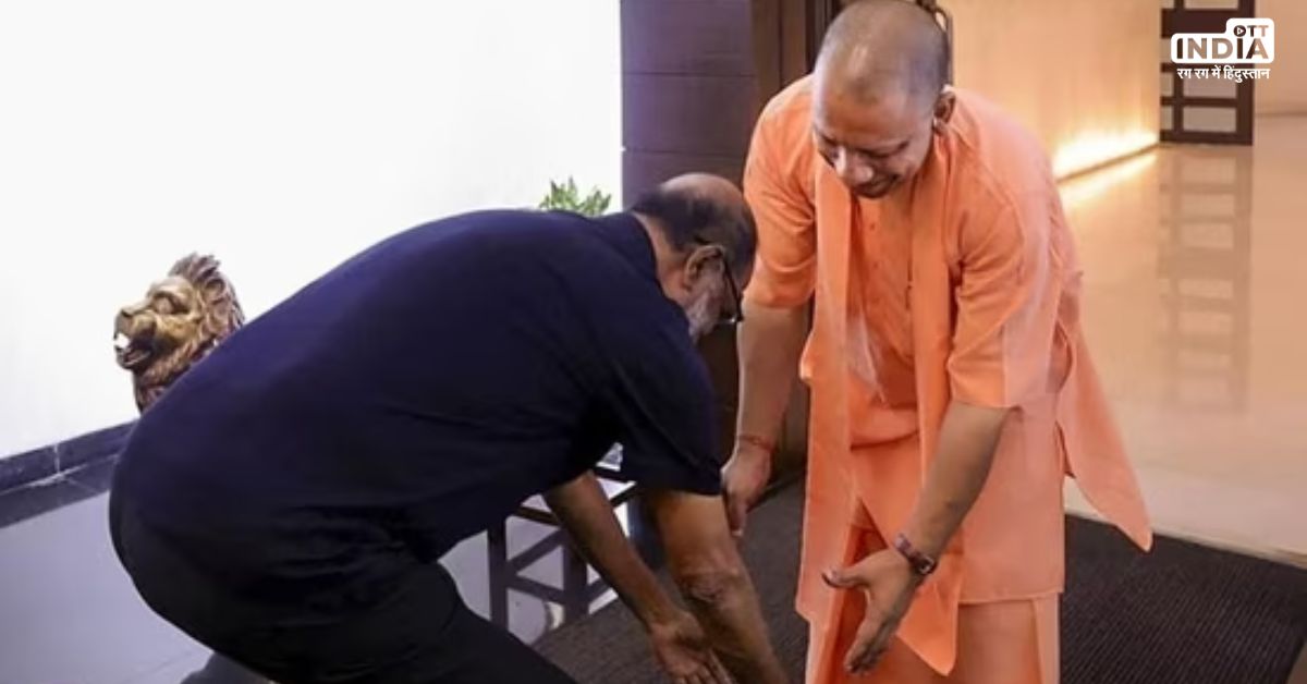 Rajinikanth Addresses Controversy Over Touching UP CM Yogi Adityanaths Feet