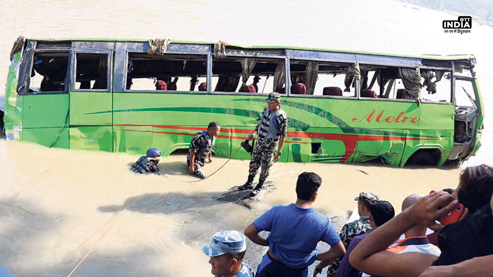 Eight killed as bus fell into River in Nepal