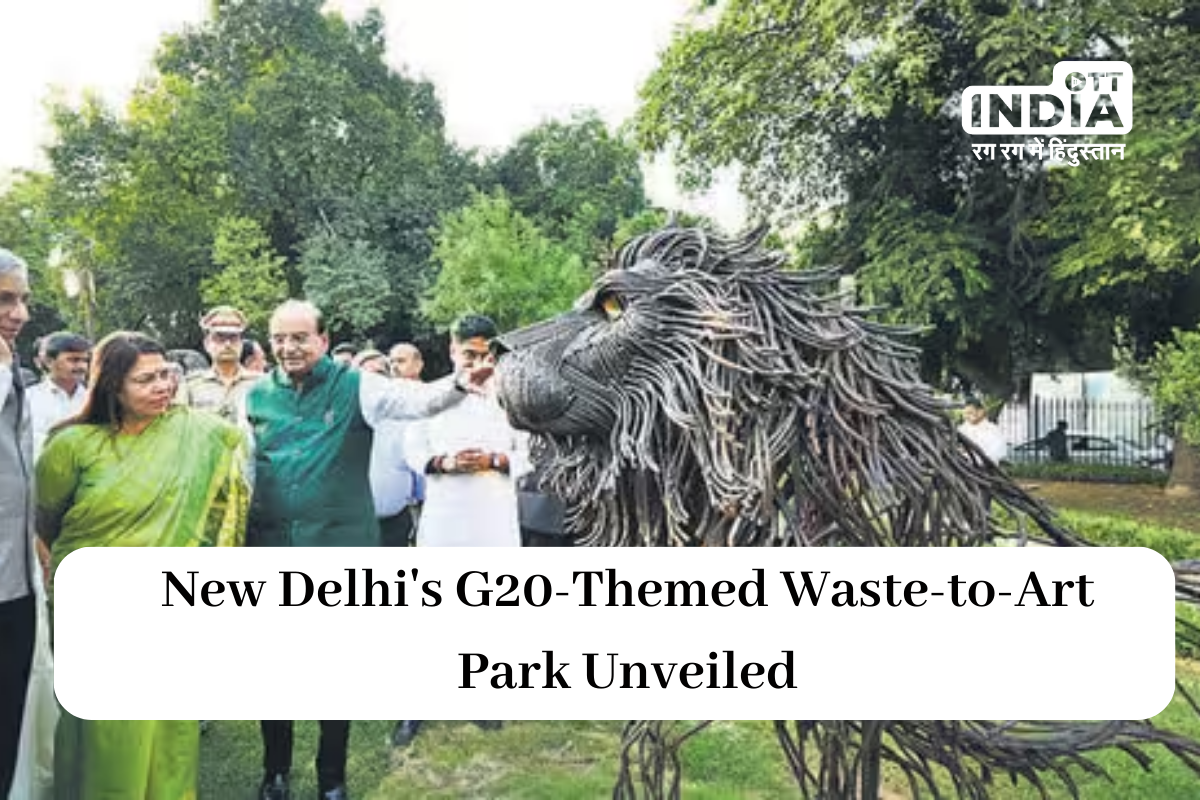 Delhis G20-Themed Park Showcases Metal Scrap Animal Sculptures