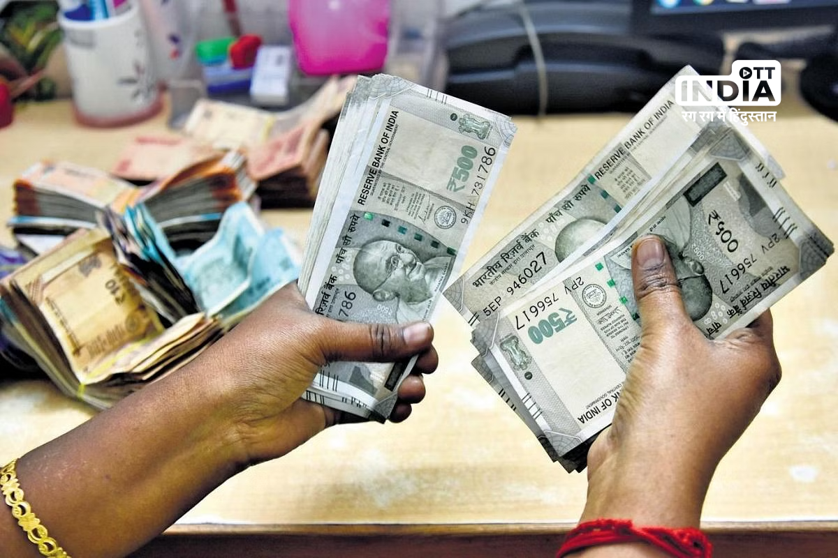 Due to a drop in the price of crude oil and other factors, the Indian rupee gained 6 paisa