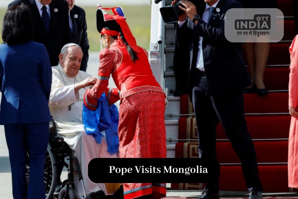 Pope Francis arrived in the nomadic lands of Mongolia