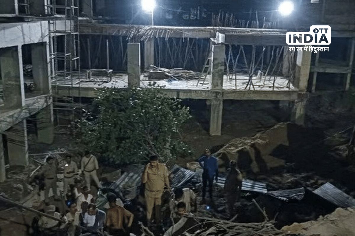 Fatal Collapse of Under-Construction Parking Basement Claims Two Lives in Lucknow