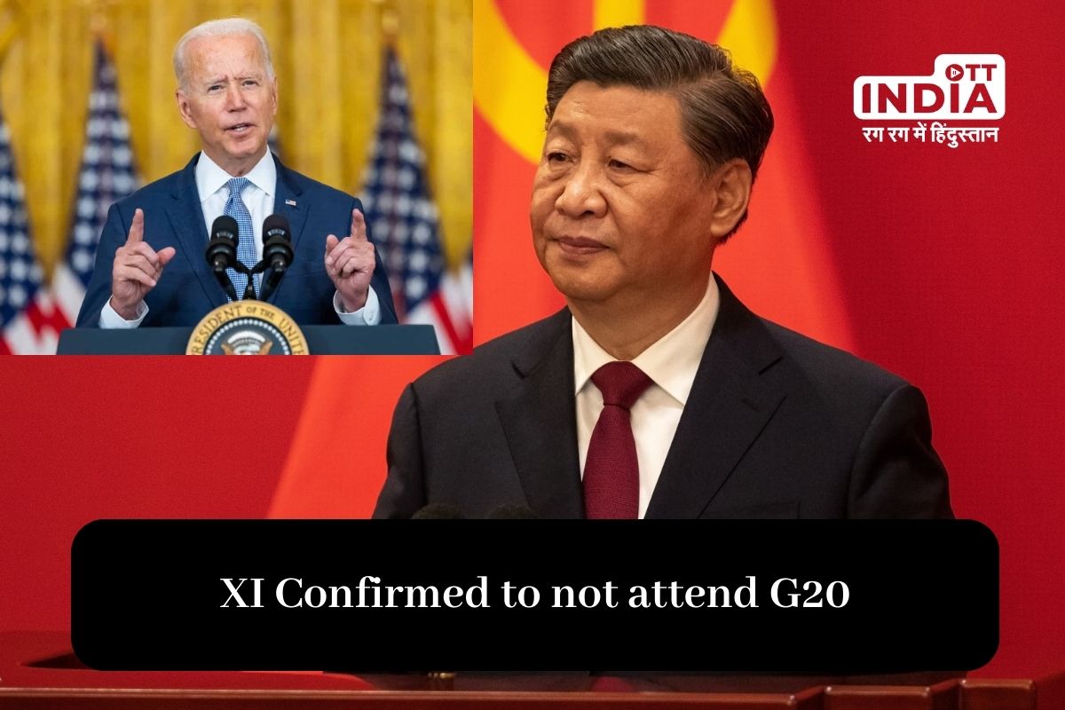 President XI will not attend G20