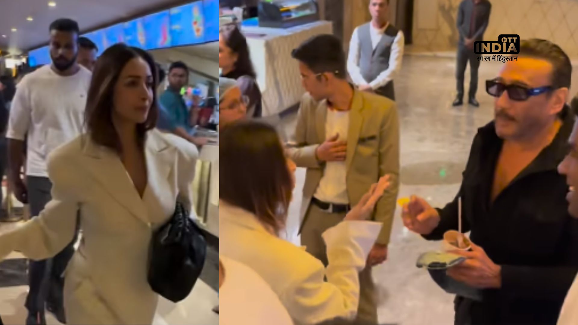 Malaika Arora sizzles in a stunning pantsuit at an event, accompanied by Arjun Kapoors family