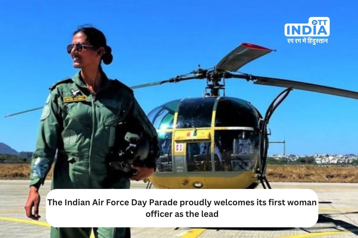 IAF Day Parade Welcomes First Woman Officer as Lead