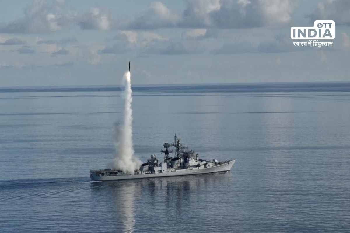 Indian Navy successfully test fired Brahmos missile