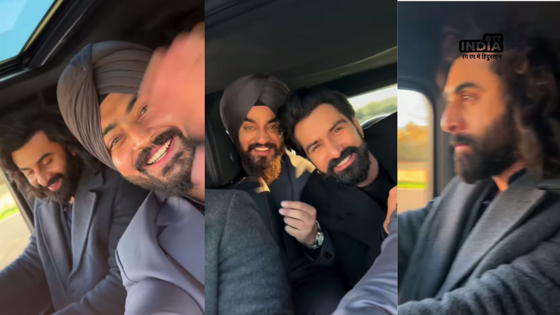 Ranbir Kapoor shares a drive with on-screen cousins from Animal