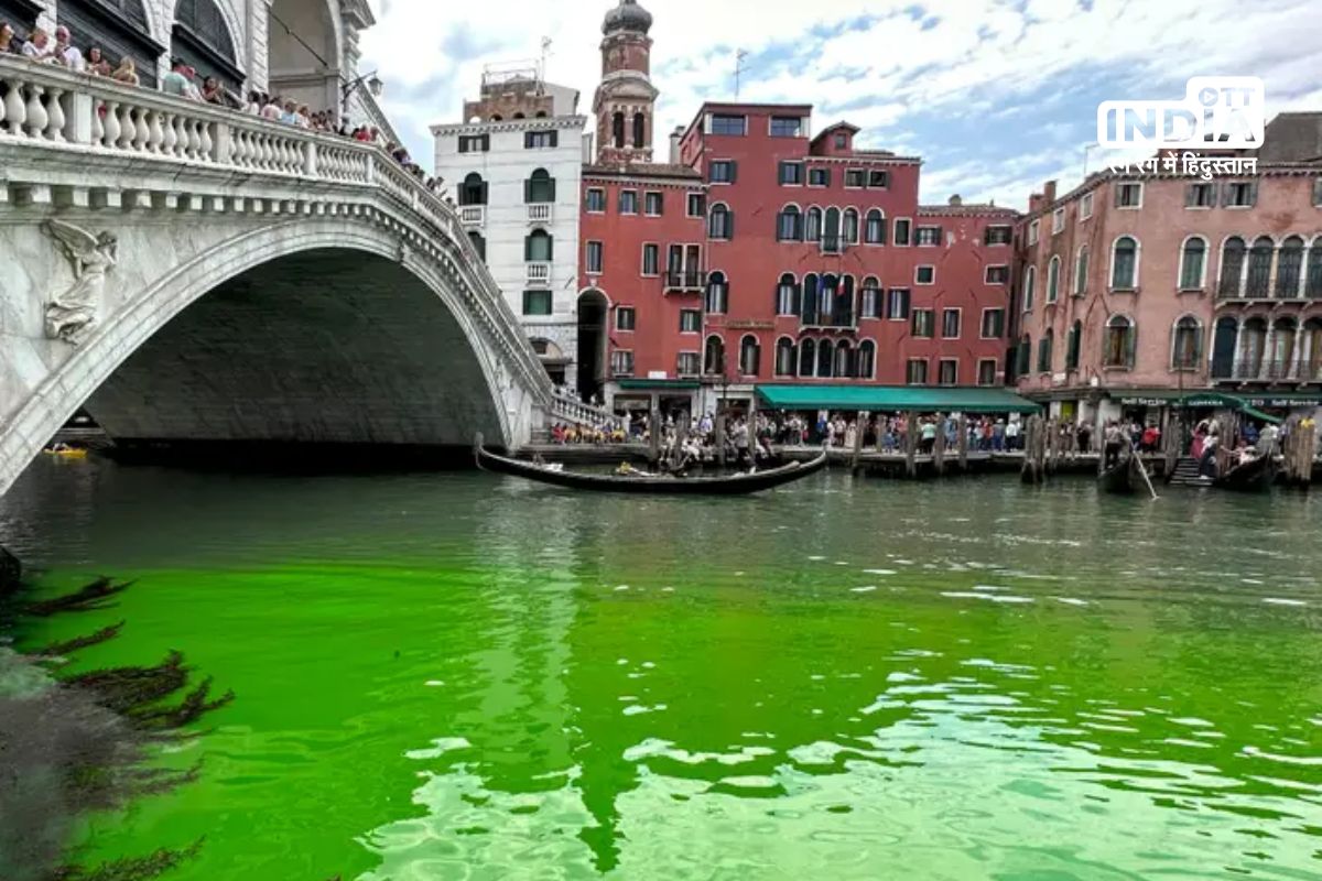 Italian Climate Protesters Transform Venices Grand Canal in COP28 Demonstration