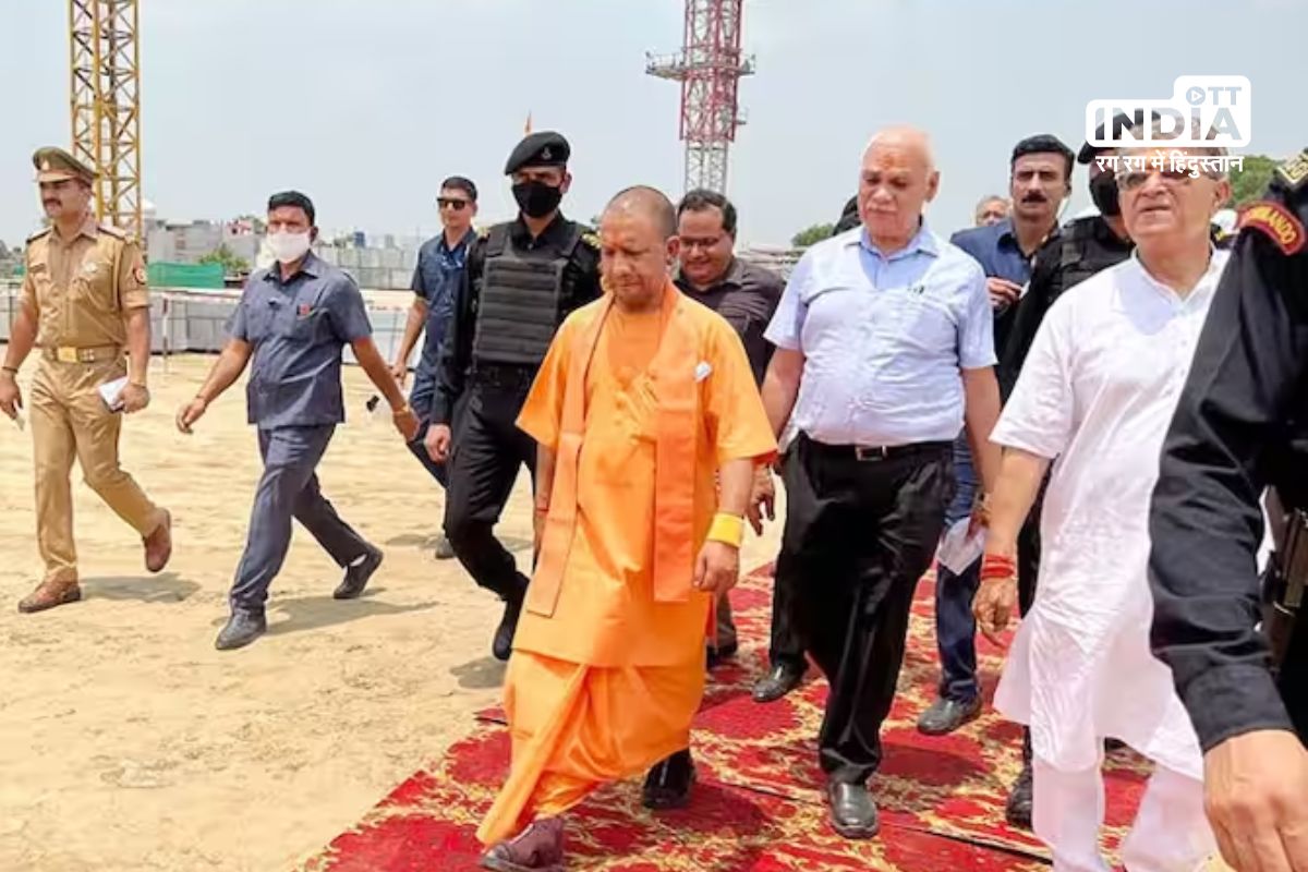 Chief minister Yogi Adityanath to inspect Ram temple site ahead of PM Modis arrival