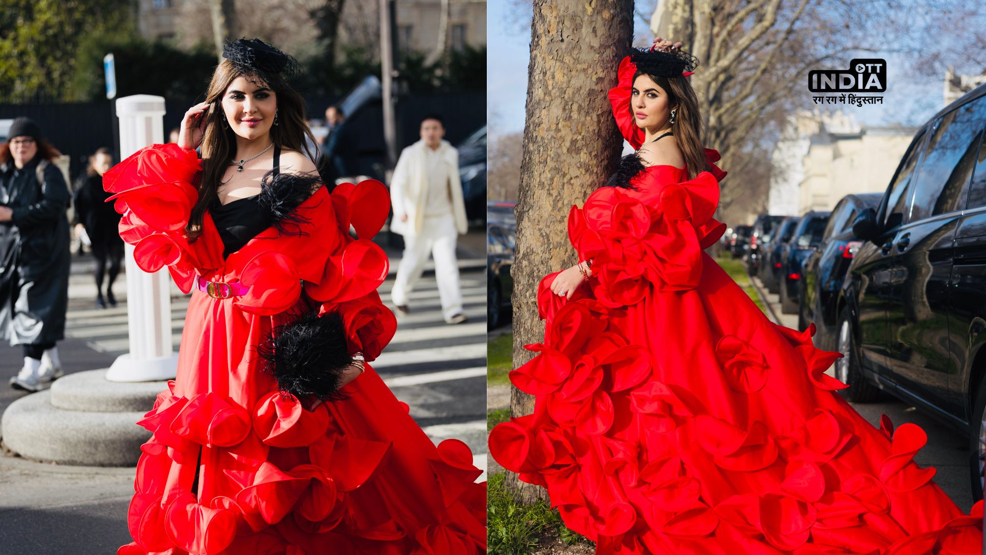Deepti Sadhwani at Paris Fashion Week For the Dior show