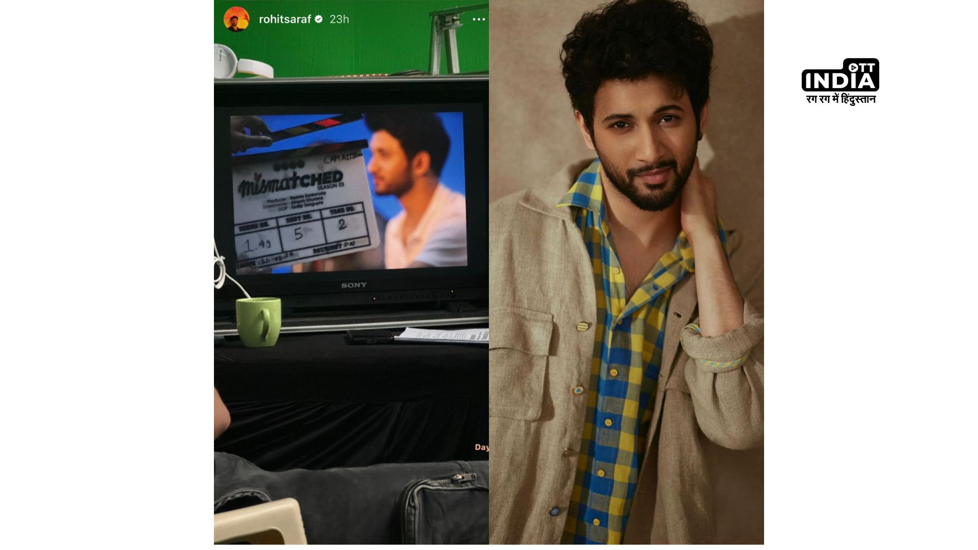 Rohit Saraf begins filming of Mismatched Season 3
