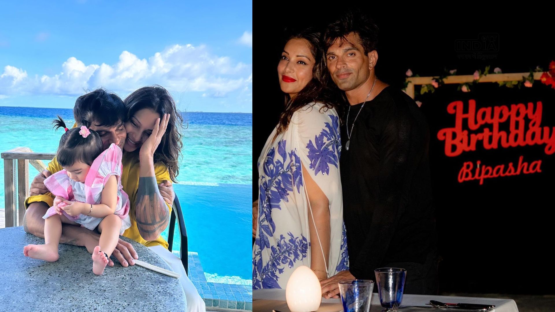 Bipasha Basu celebrates her 45th birthday in Maldives with hubby Karan Singh Grover, daughter Devi; SEE PHOTOS