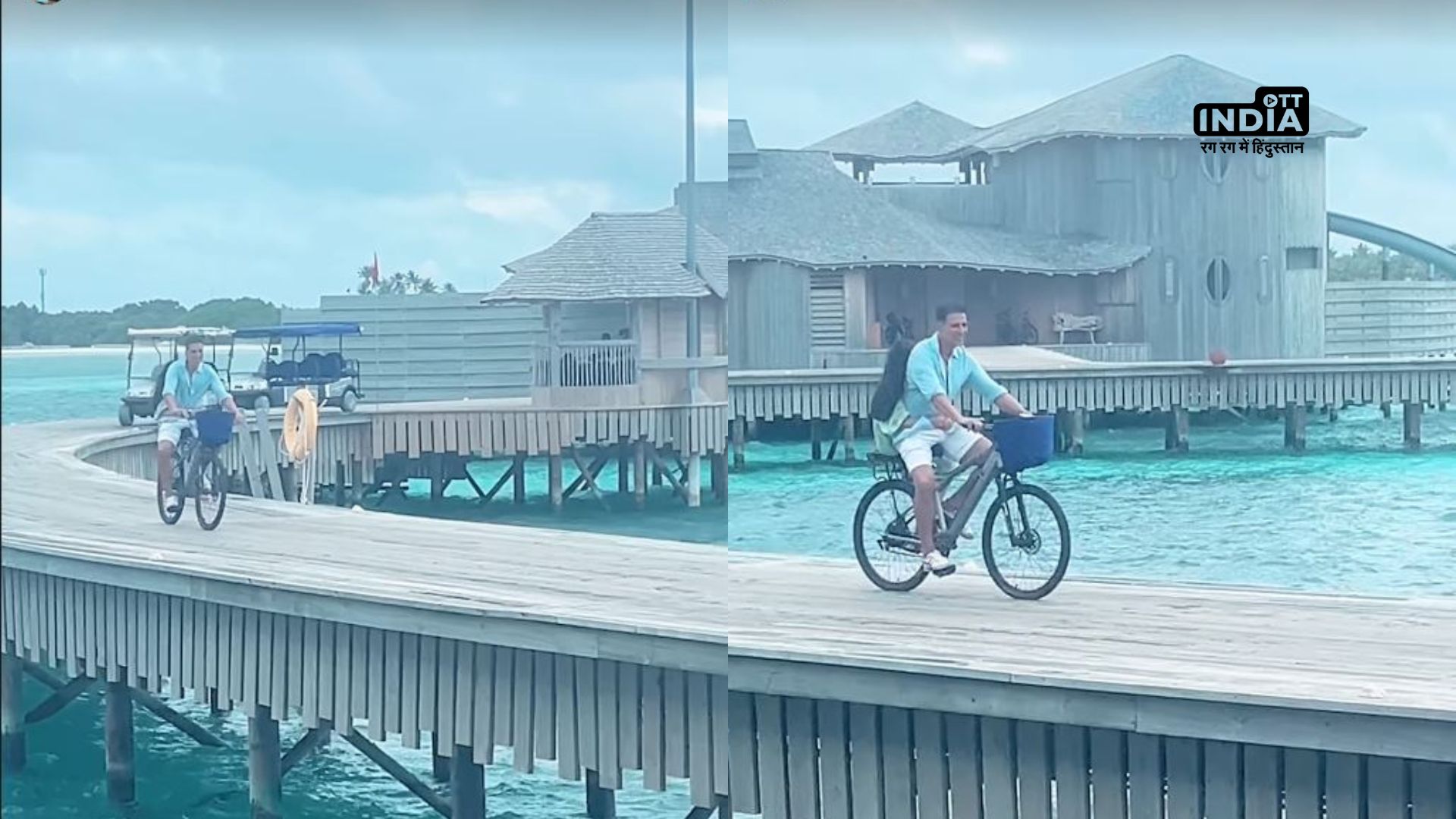 Akshay Kumar cherishes Maldives Getaway, bonds with daughter Nitara over cycling adventure