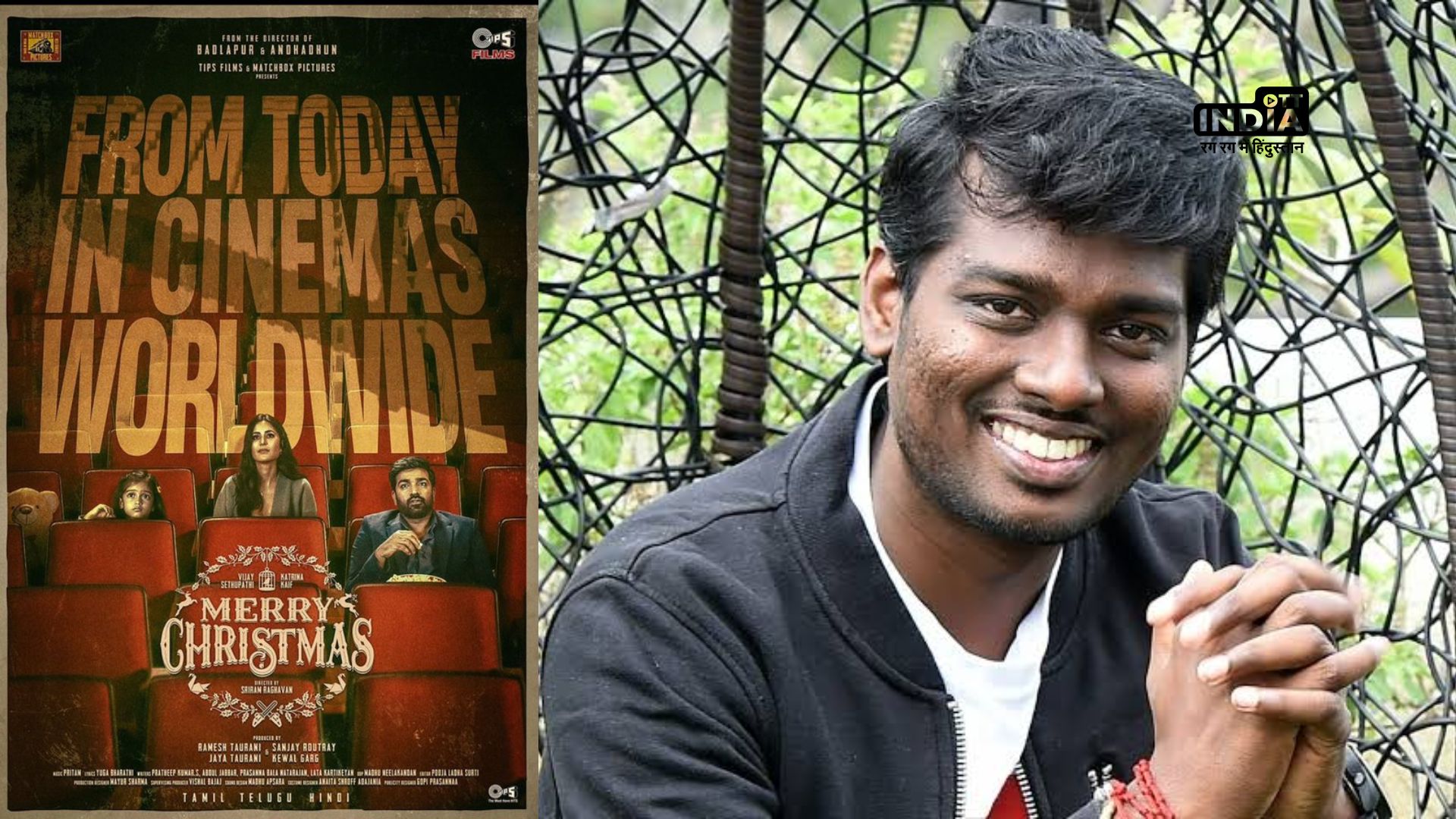 Jawan director Atlee praises Vijay Sethupathi, Katrina Kaif for Merry Christmas