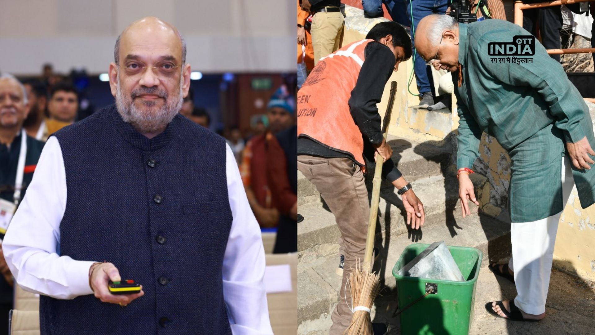 Amit Shah offers prayers at Jagannath Temple, CM Bhupendra Patel announces cleanliness drive