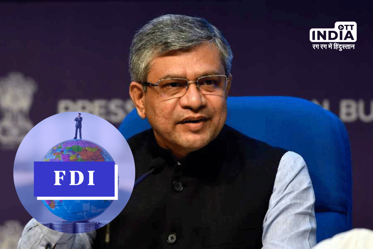 Indias IT minister expressed the countrys goal to attain an annual FDI of $100 billion in the near future