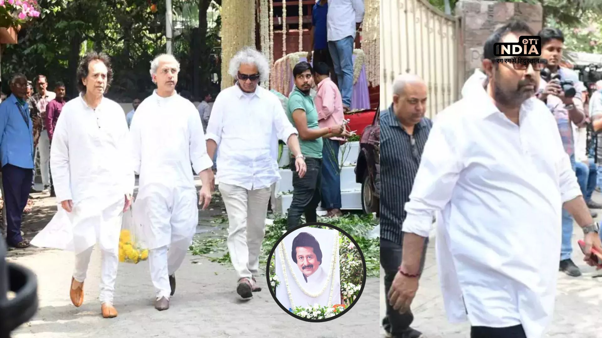 Pankaj Udhas Funeral: Zakir Hussain and Shankar Mahadevan pay last respects to legendary singer