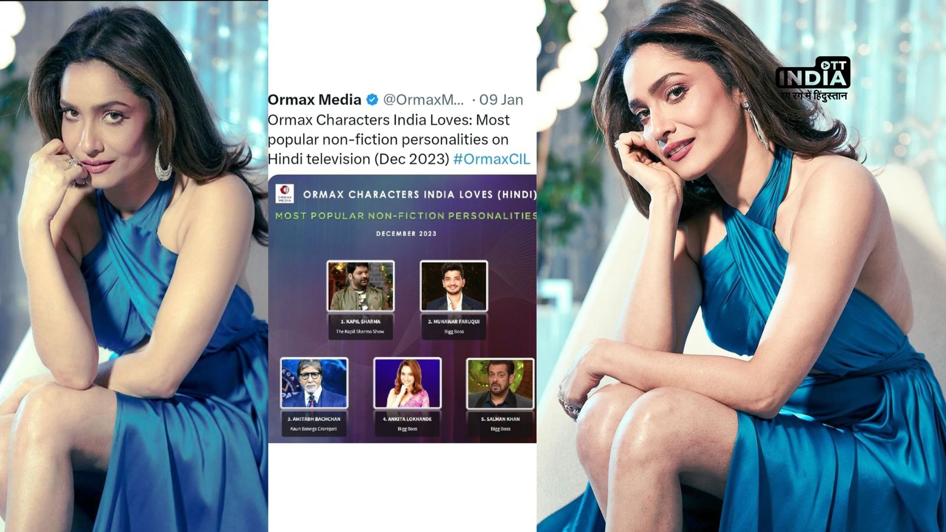 Bigg Boss 17’s Ankita Lokhande becomes Ormax’s one of the most popular fictional personalities