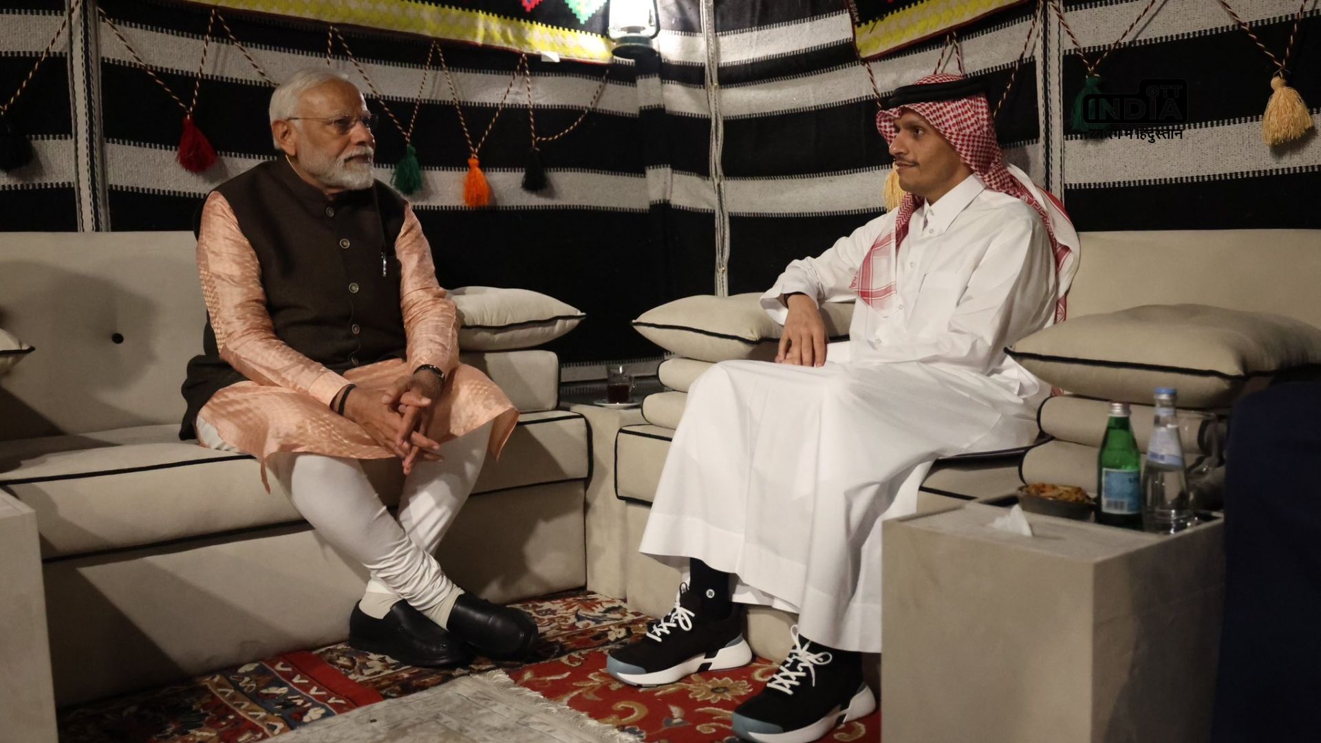 PM Modi delights in successful talks with Qatar Counterpart