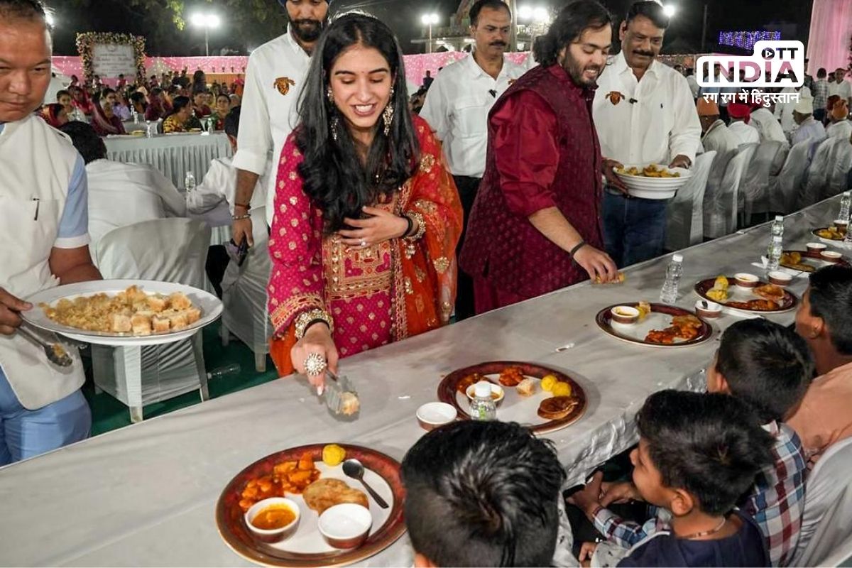 Anant-Radhika Pre-Wedding: Watch Radhika Merchants Heartwarming Interaction with a Kid at Anna Seva Program