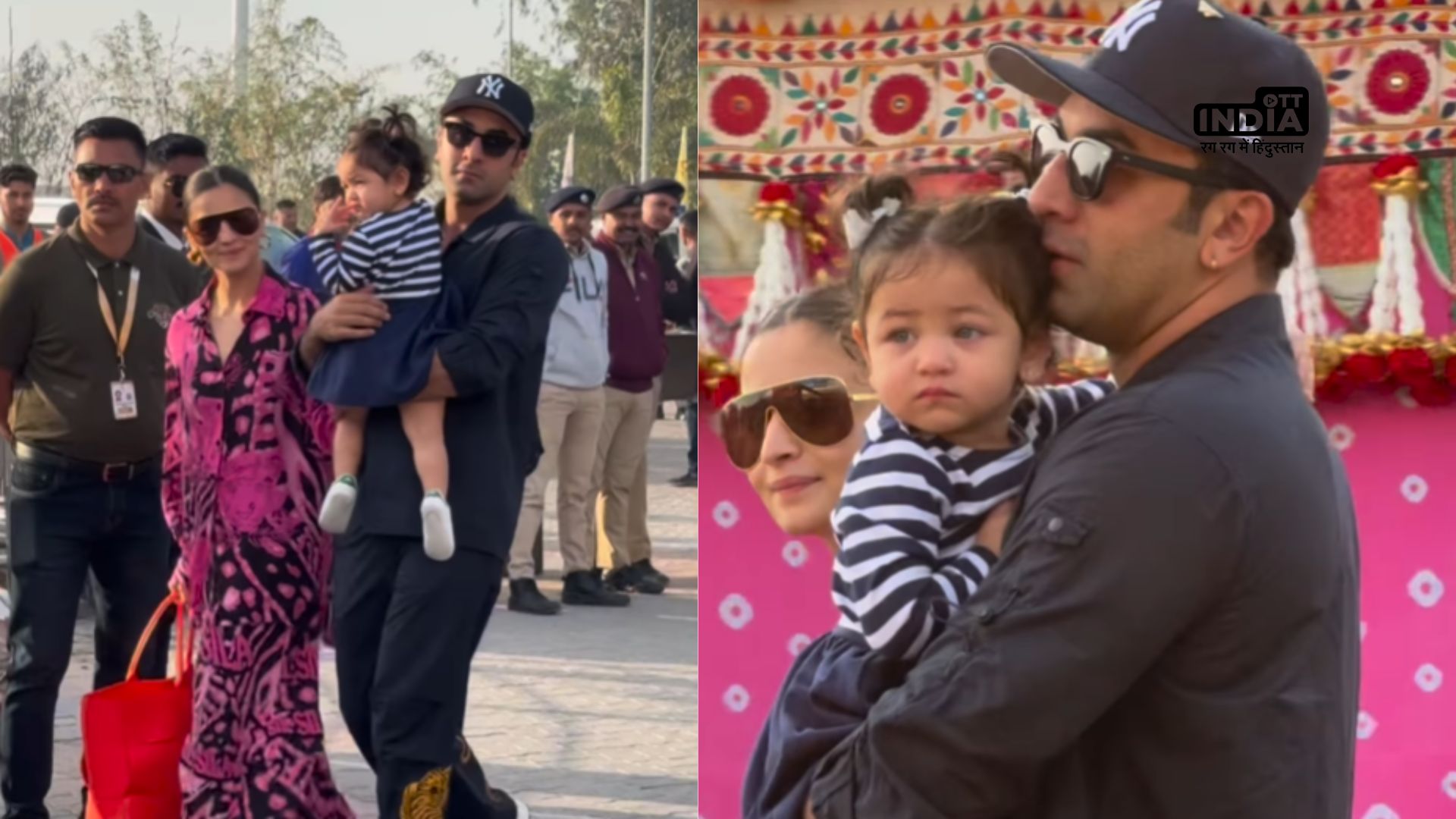 Ranbir-Alia and Raha leave from Jamnagar after attending Anant-Radhikas pre wedding bash