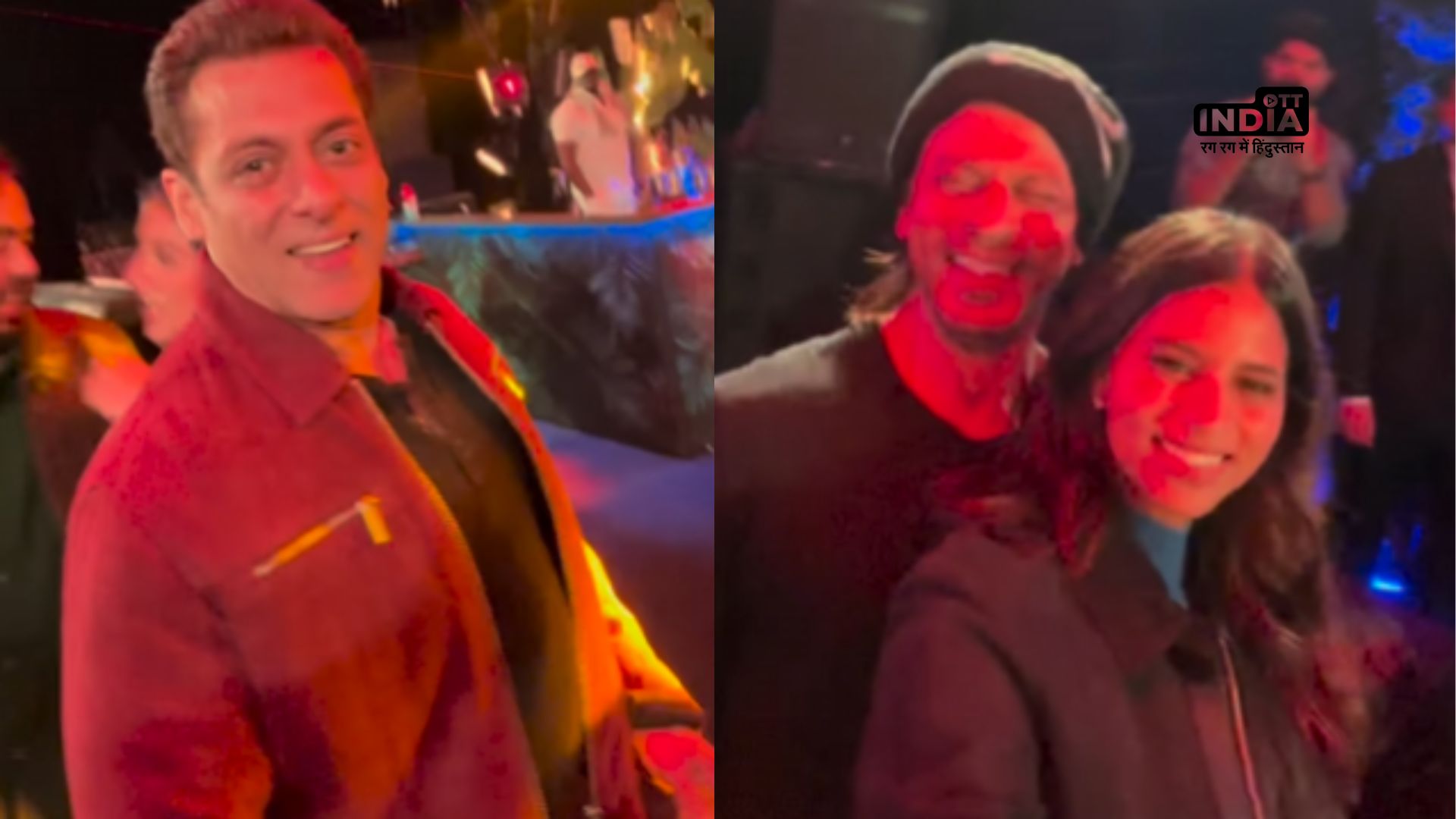 ShahRukhKhan and Suhana Khan dances on Chammak Challo with Akon, Salman Khan plays drums at Anant-Radhikas Pre-Wedding bash