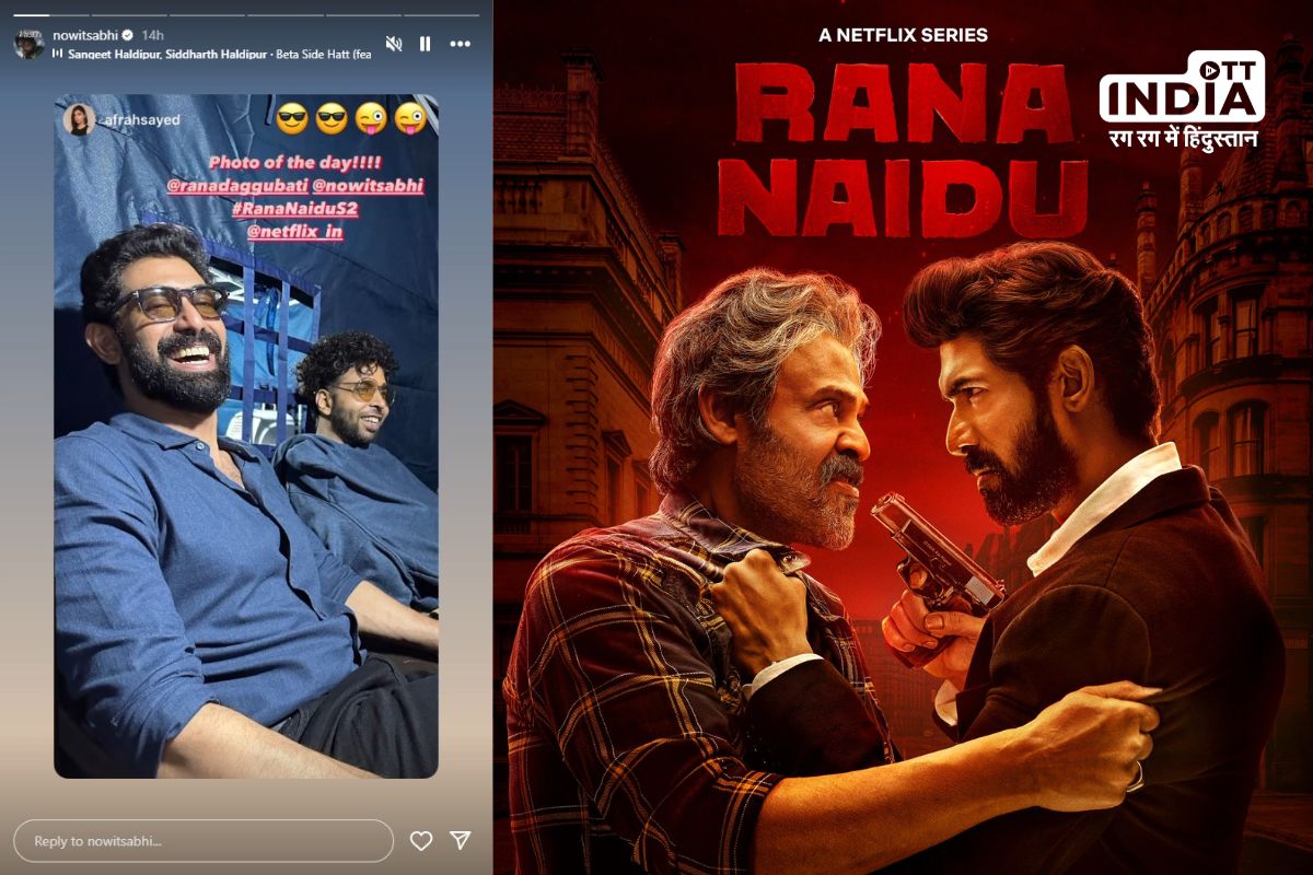 Abhishek Banerjee shares heartwarming moment with Co-star Rana Daggubati from the sets of Rana Naidu S2