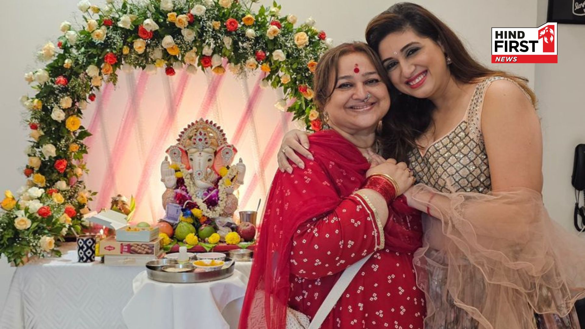 Actress Vahbiz Dorabjee celebrates Ganesh Chaturthi with style and spirit