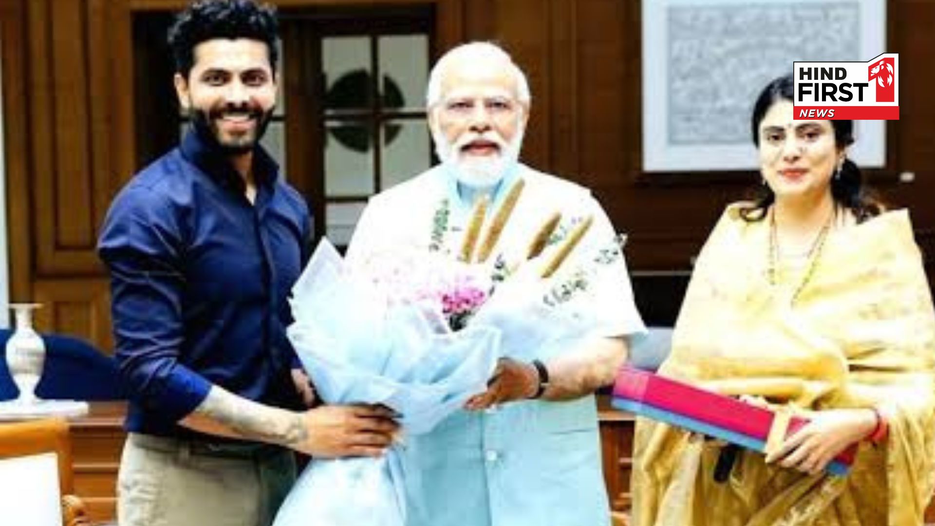 Ravindra Jadeja Joined BJP: The Indian star all-rounder, is started a new innings in politics