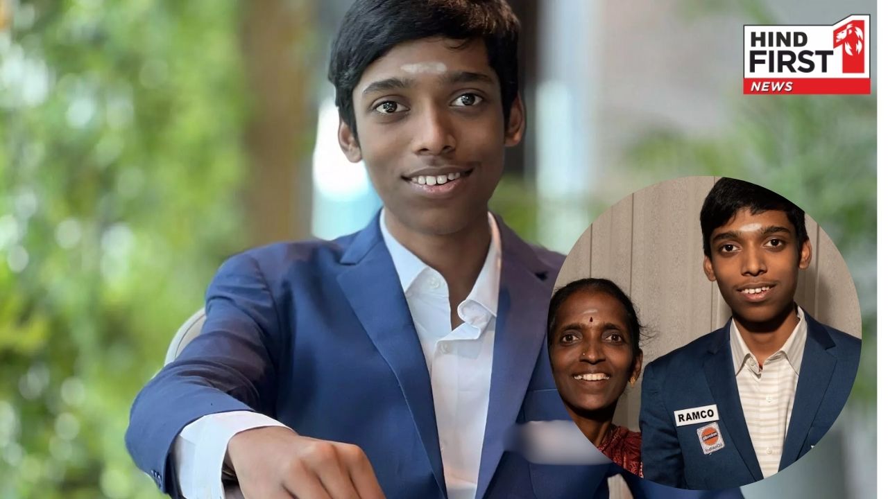 Praggnanandhaa Celebrates Indias Historic Chess Olympiad Double Gold Win