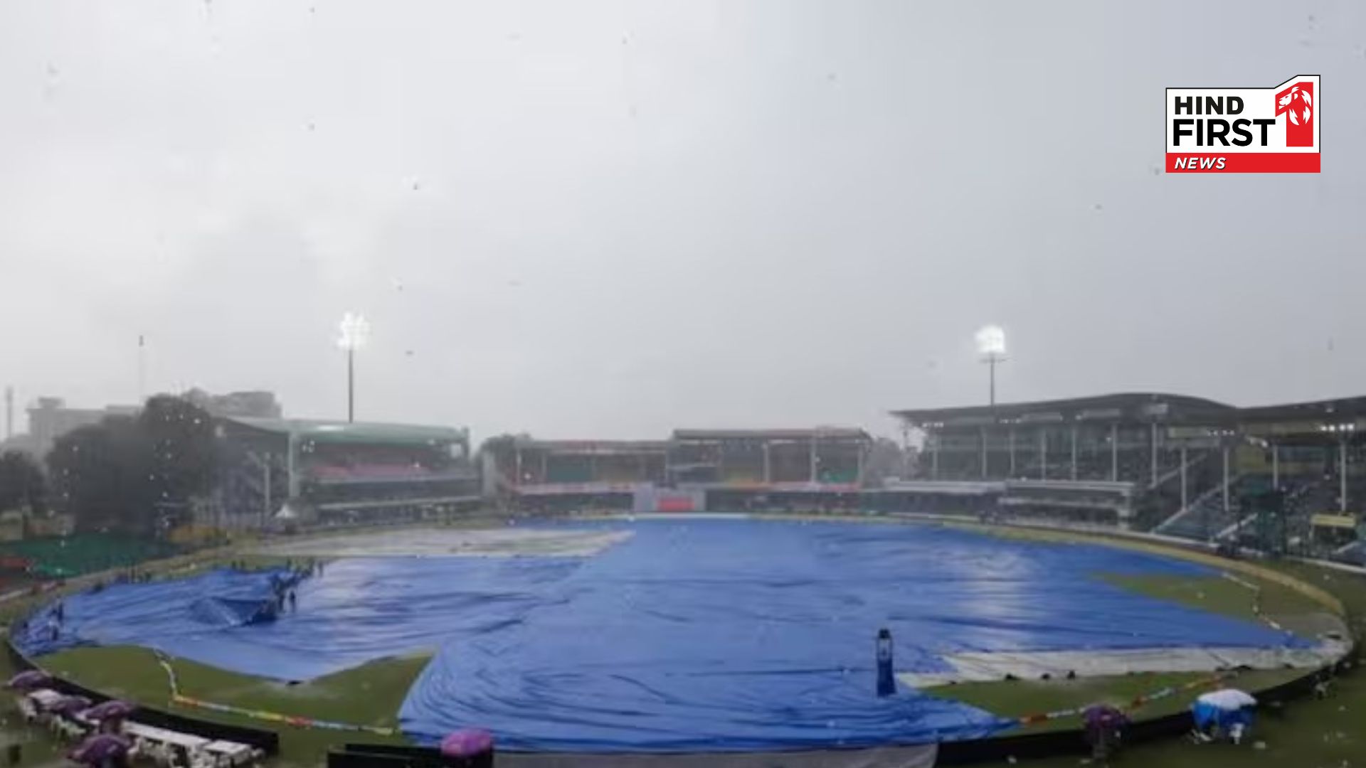 IND vs BAN: Ground soaked in rain , Ashwin broke record on the first day