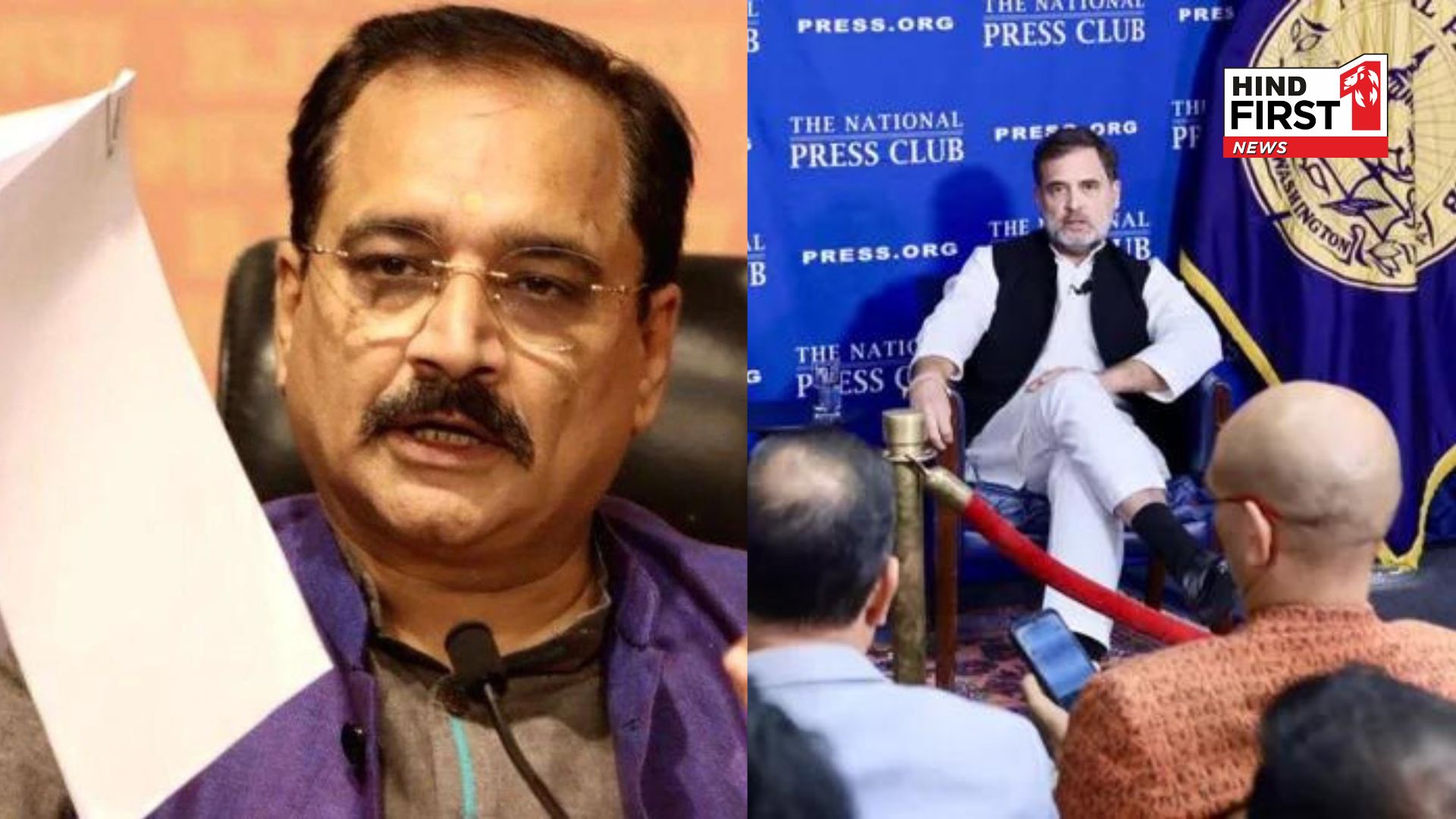 Rahul Interview conterversy: Anti reservation face of Congress to forefront, Delhi BJP President, Virendra Sachdeva slams the party