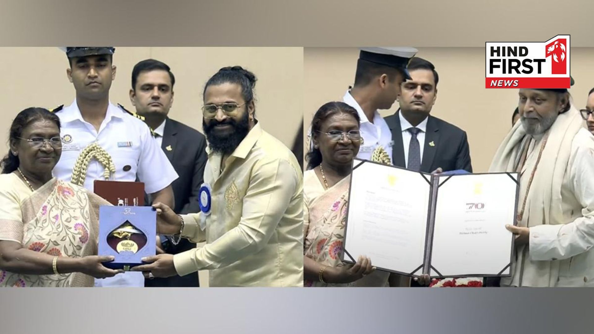 Mithun Chakraborty awarded with Dadasaheb Phalke , Rishab Shetty, Karan Johar along with others Honored by President Murmu