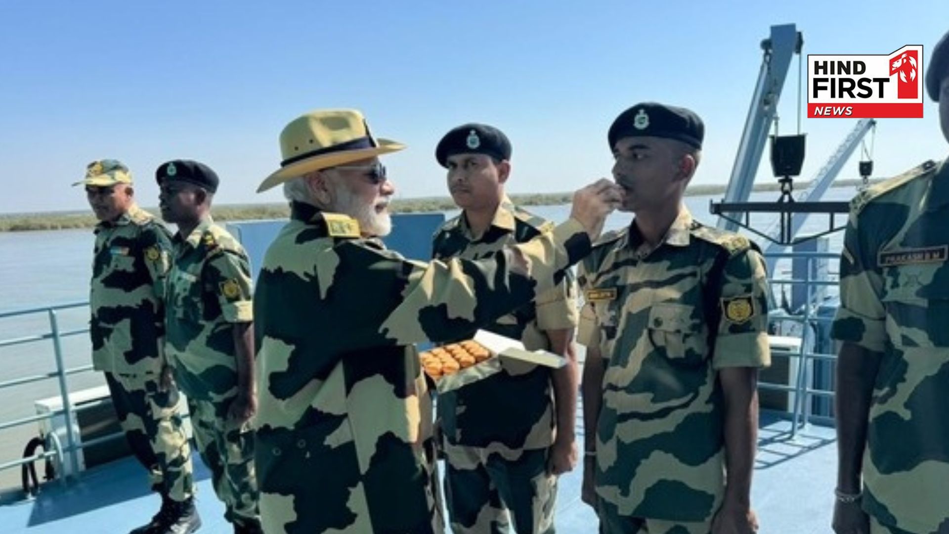 PM celebrated Diwali with soldiers in Kutch, wished them sweet