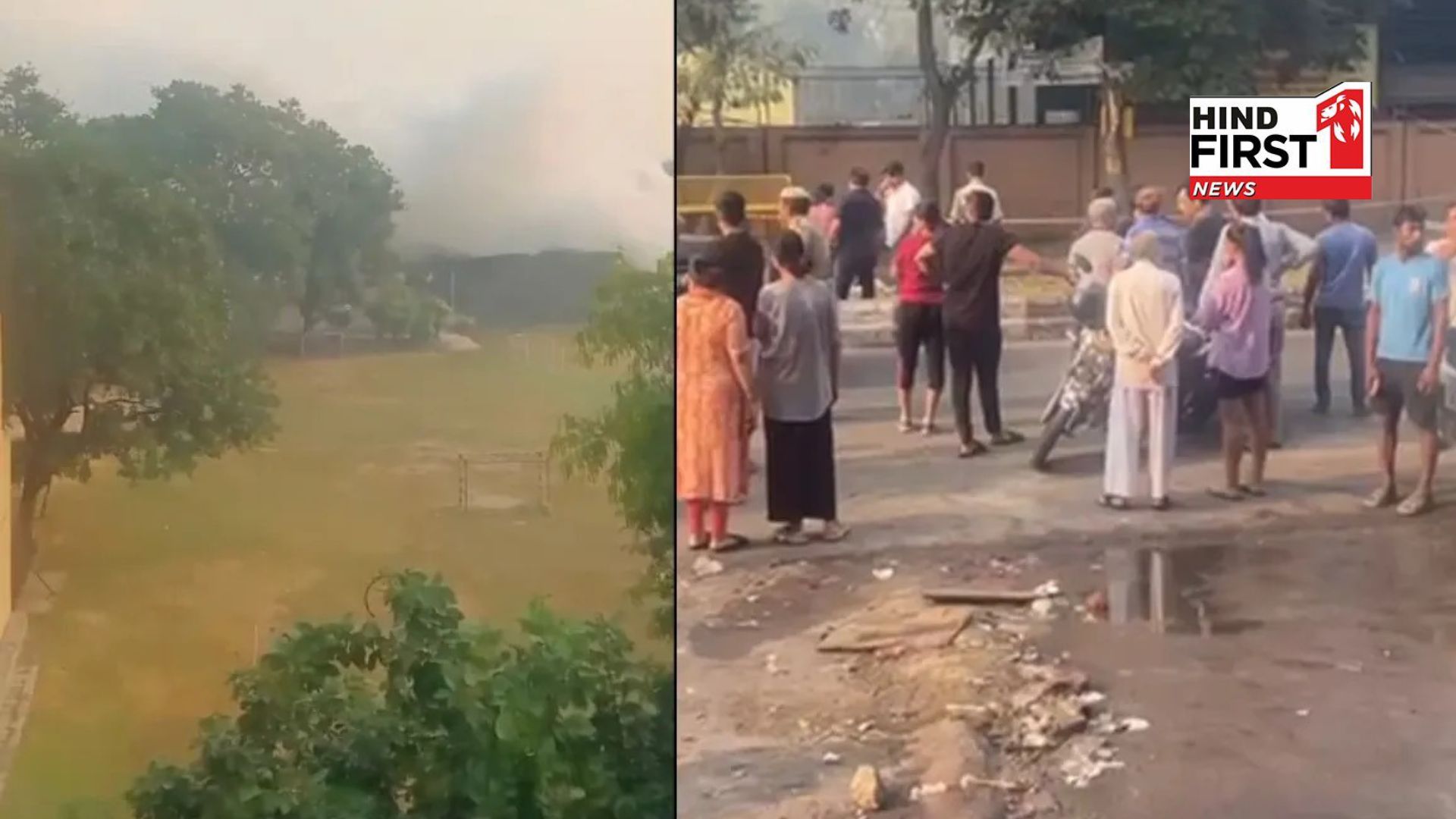 Delhi was shaken by the sound of explosion in the morning, blast near CRPF school in Rohini