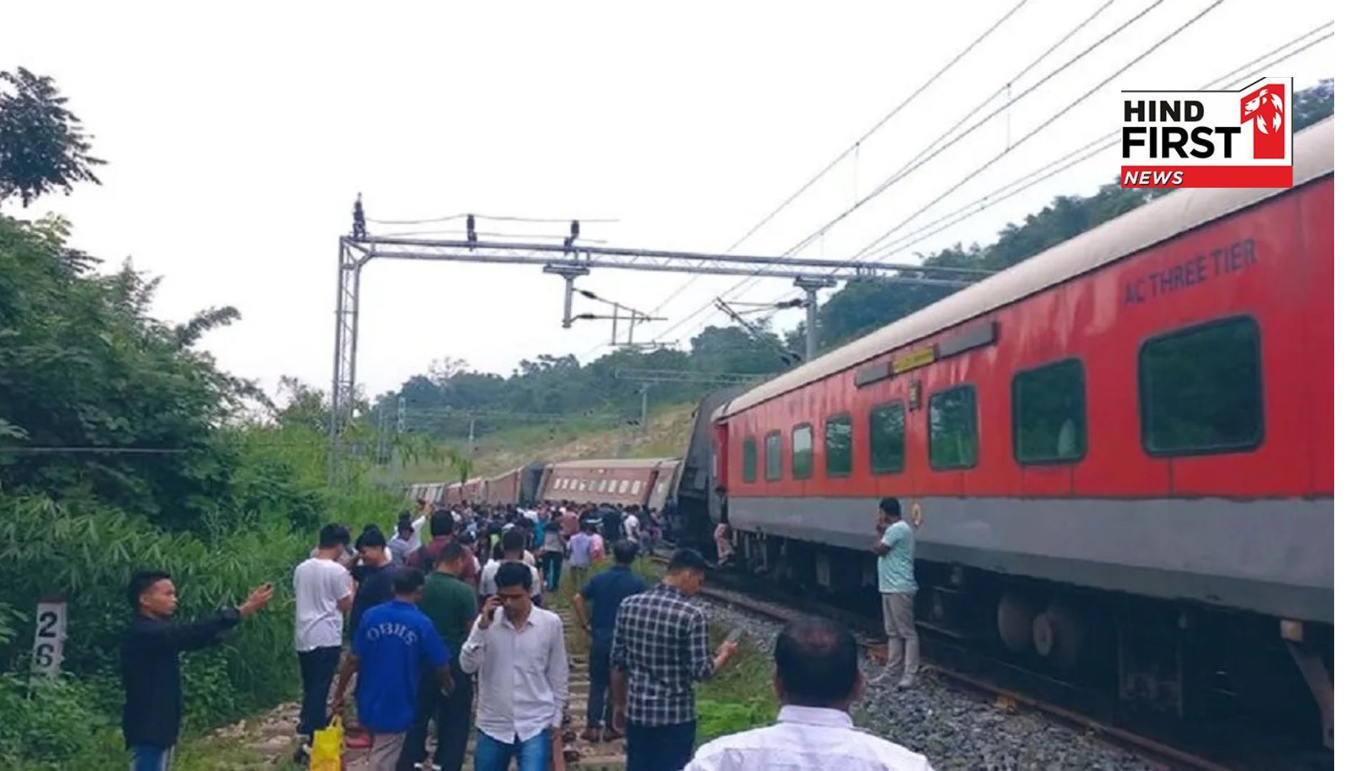 Train accident in Assam, 8 coaches of Lokmanya Tilak Express derailed
