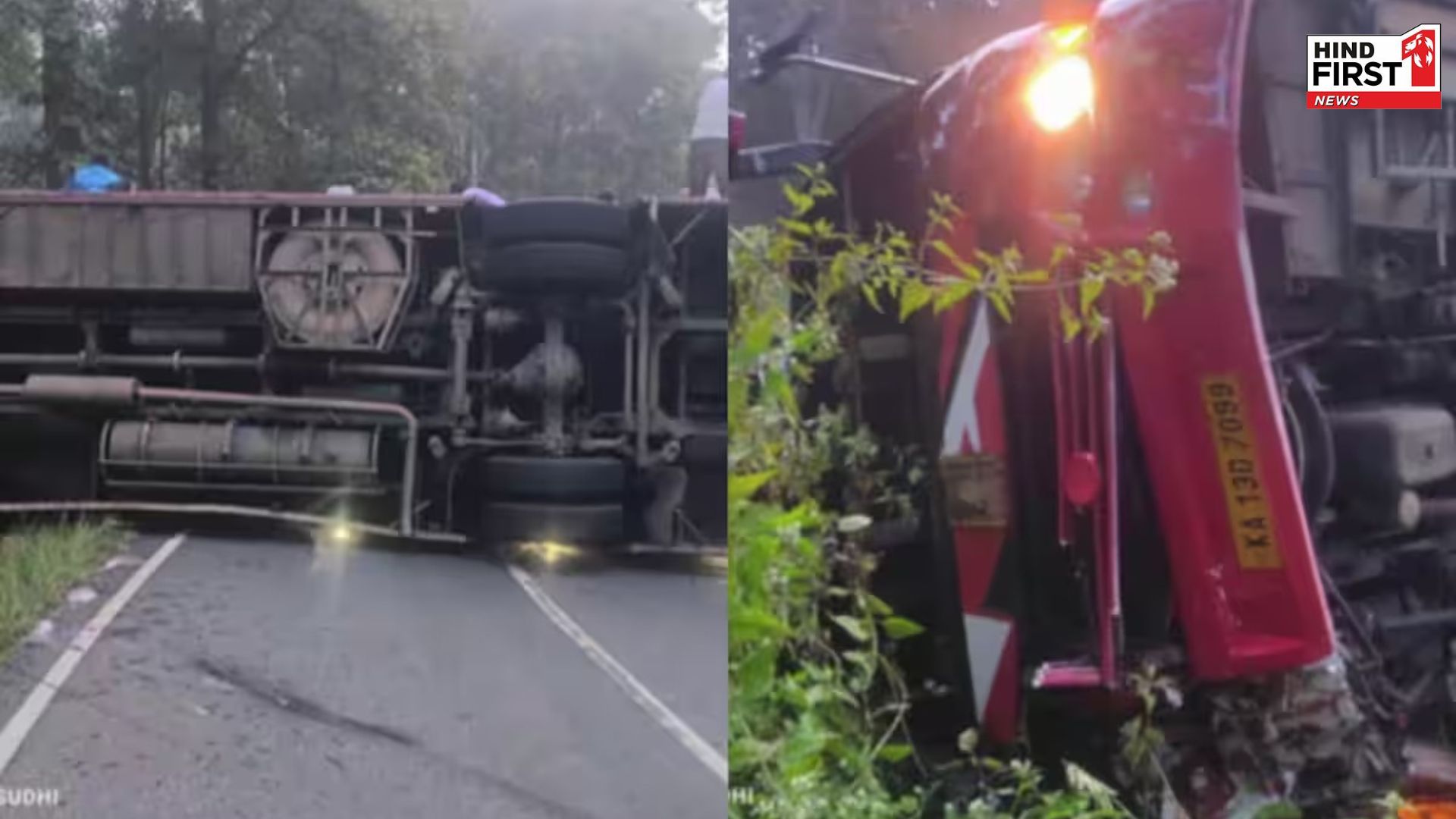 Terrible road accident in Wayanad, Kerala, bus with pilgrims overturned, 30 people injured
