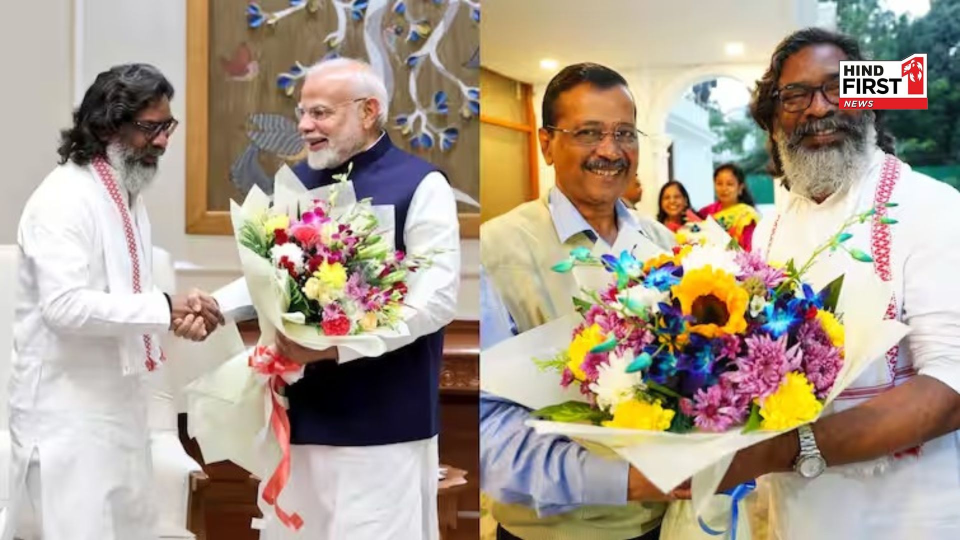 Before taking oath as CM of Jharkhand again, Hemant Soren met PM Modi & other leaders