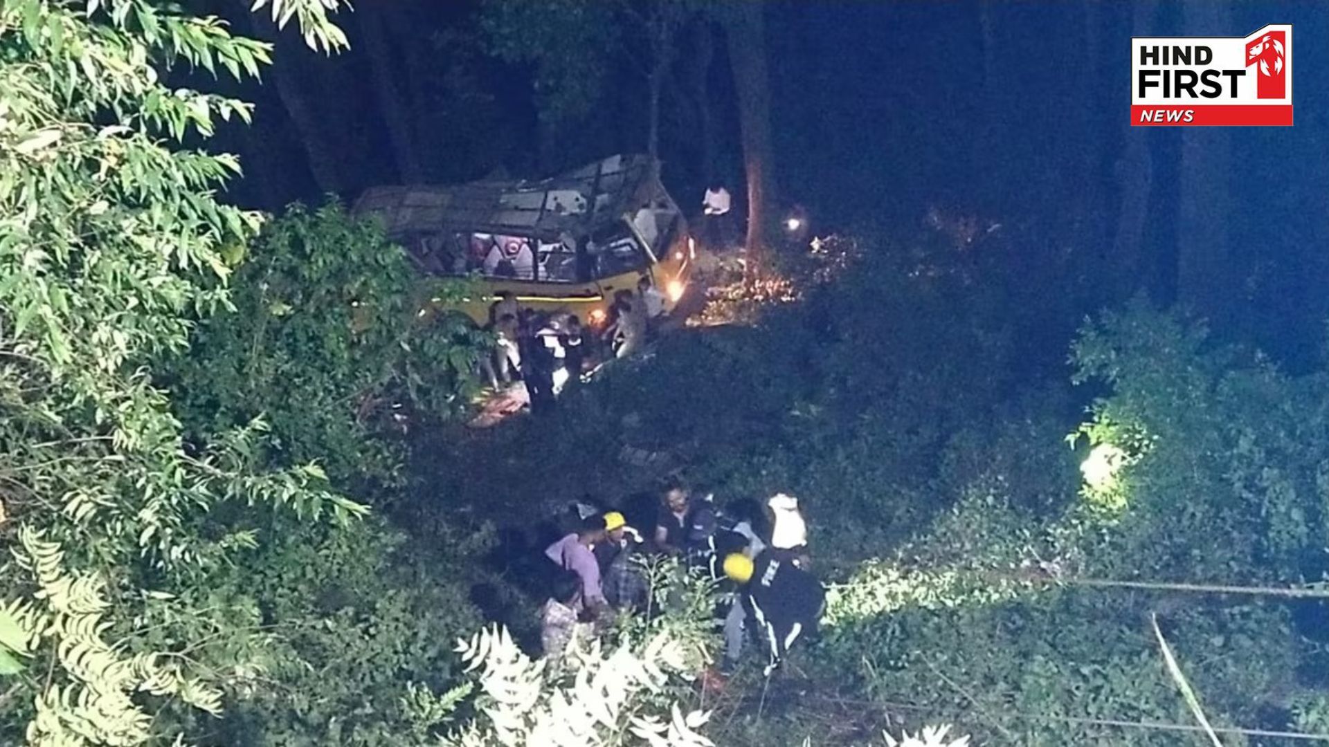 Tragic accident near Nainital, Uttarkhand, bus fell into 1500 feet deep gorge, 4 dead