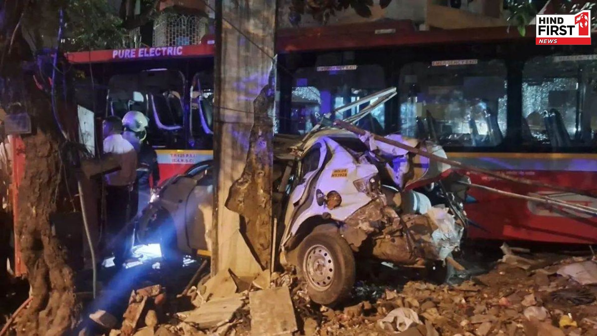 Horrific road accident in Kurla, Mumbai, uncontrolled bus crushed 30 people, 6 died